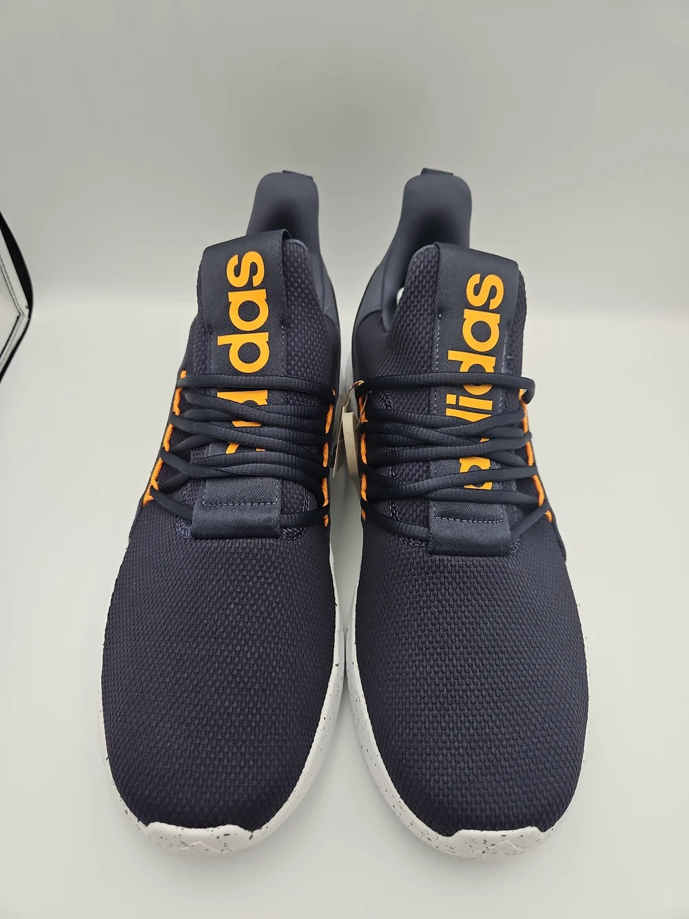 Adidas Men’s Navy Athletic Swim-Inspired Sneakers